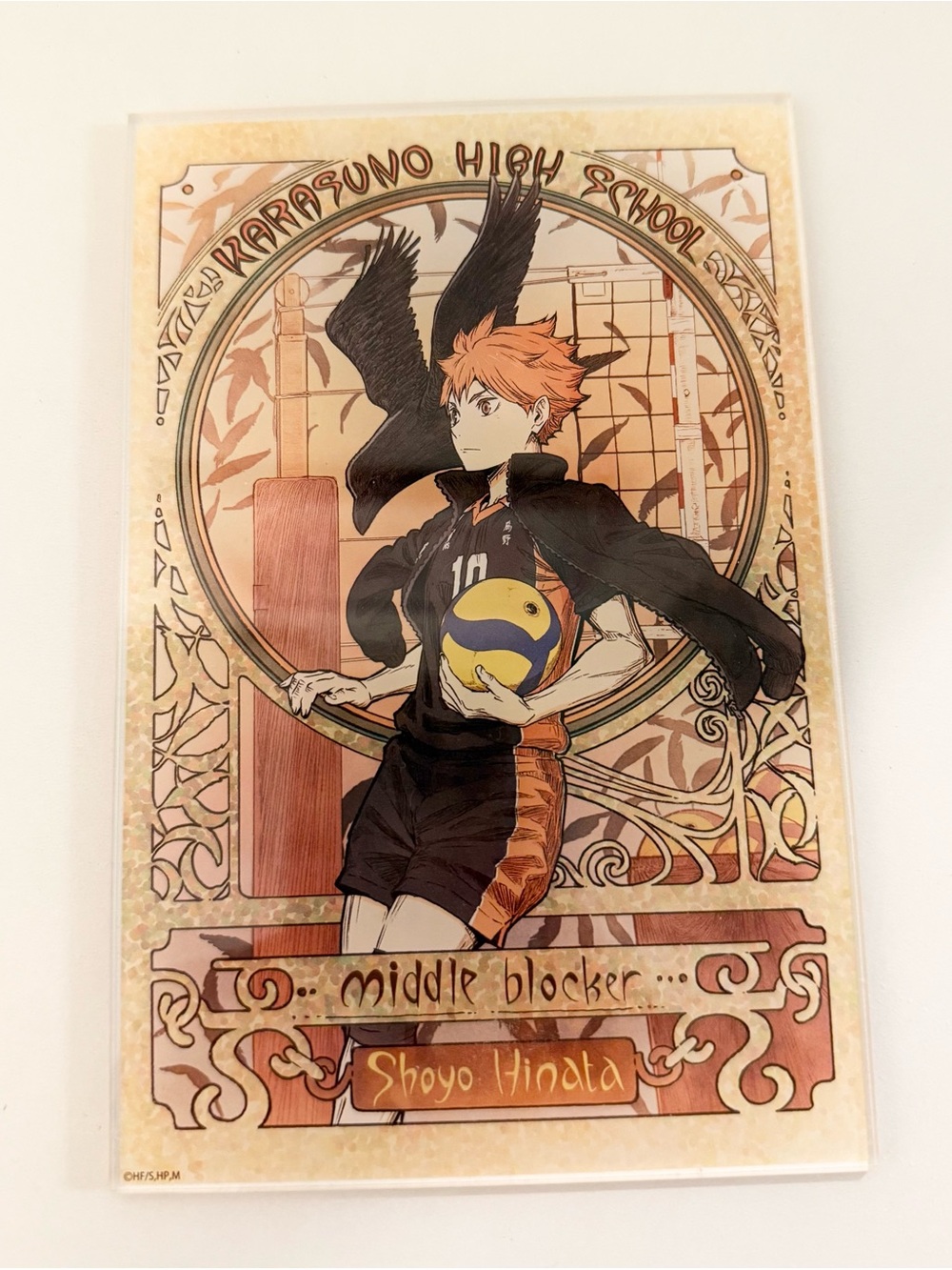 Anime official collectible haikyuu haikyu acrylic display hinata shoyo